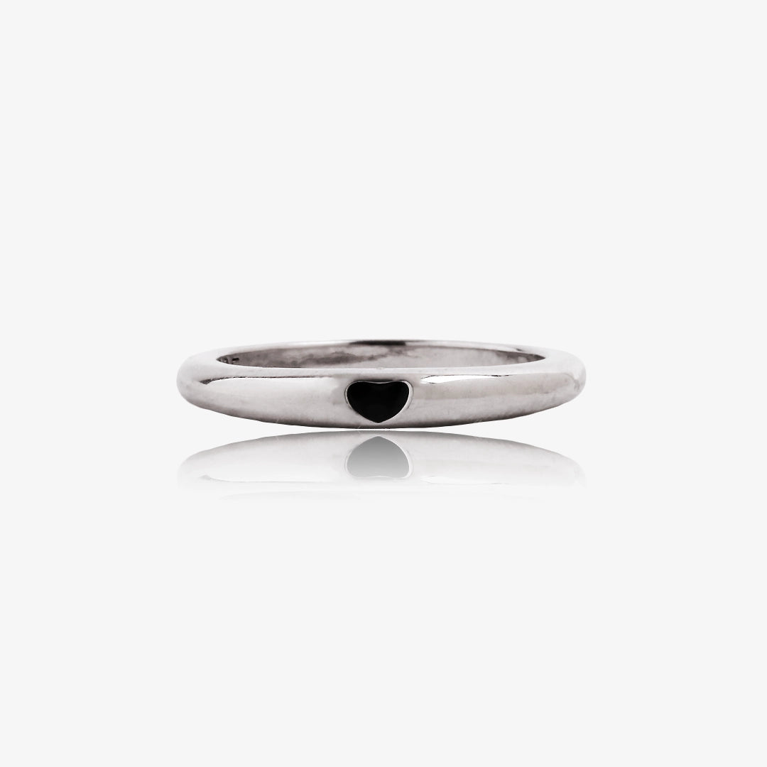 BLACK HEART Ring