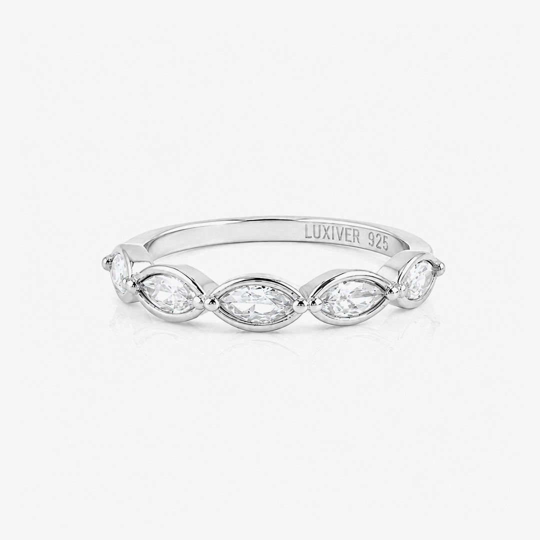 Luxilver droplet ring