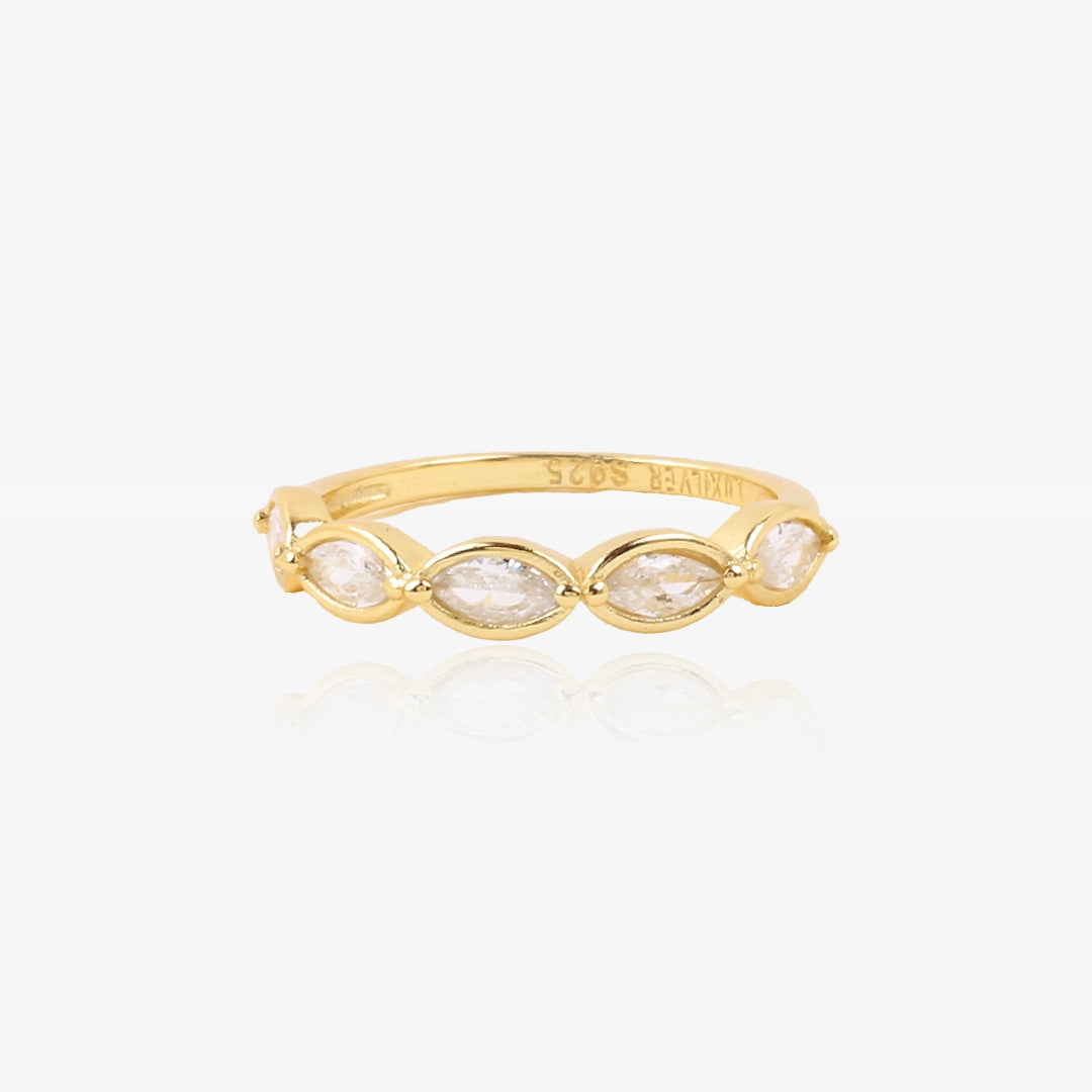 Luxilver droplet ring