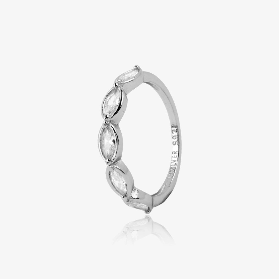 Luxilver droplet ring