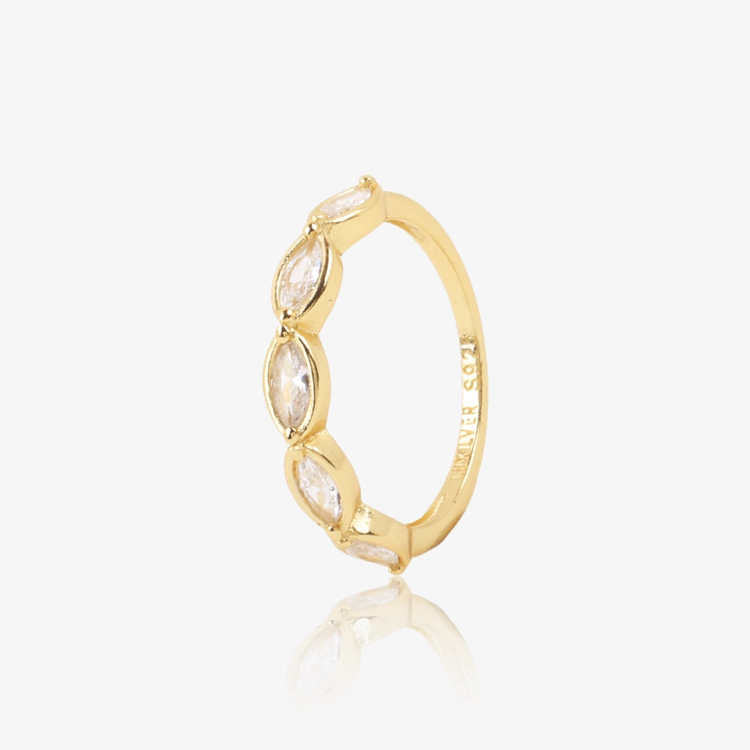 Luxilver droplet ring