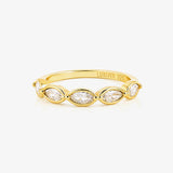 Luxilver droplet ring
