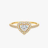 Anillo Piedras Corazón