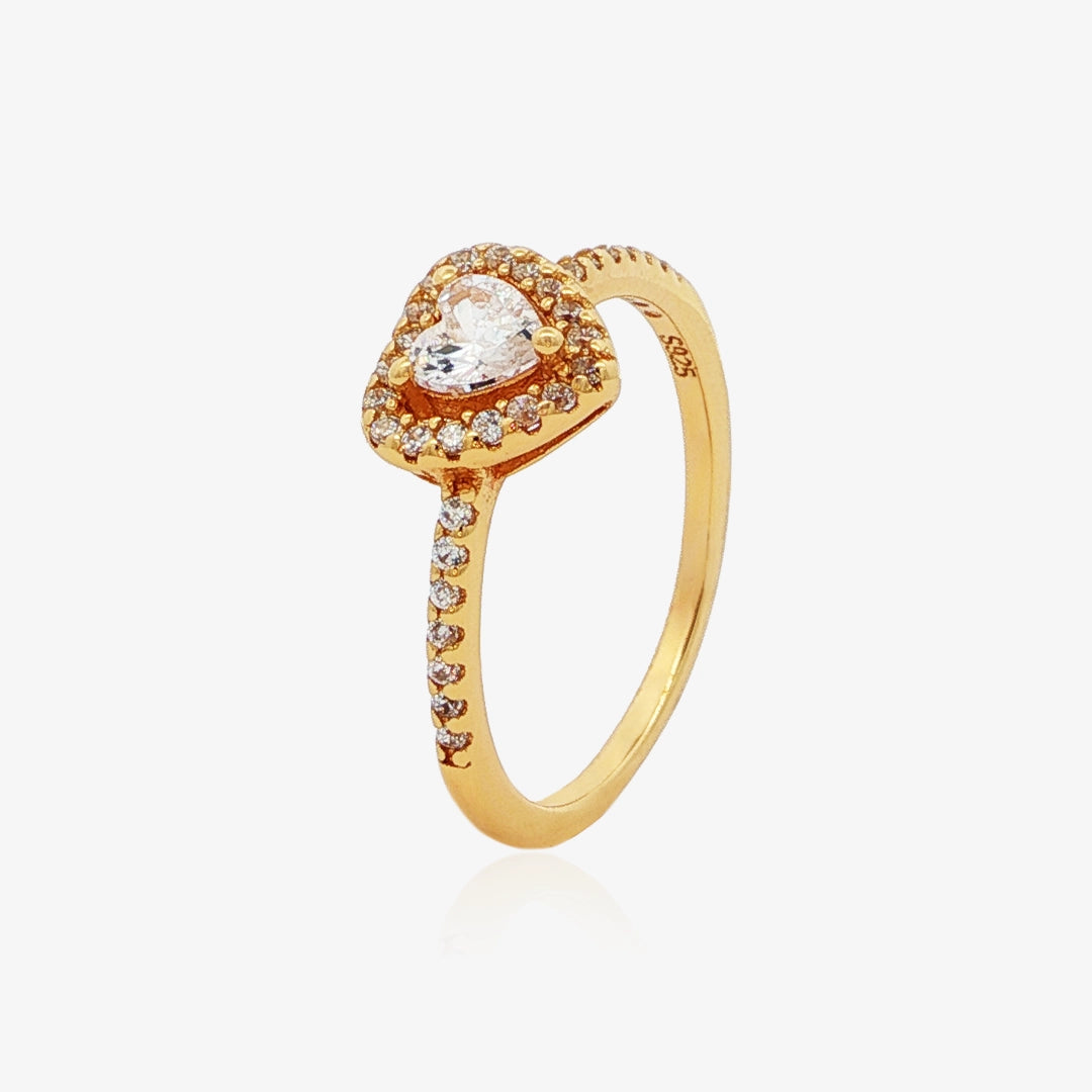 Anillo Piedras Corazón