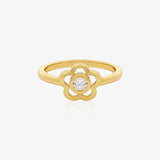 Anillo Flor piedra