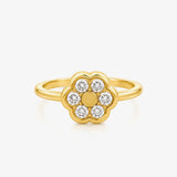 Rosette Flower Ring