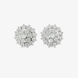 Pendientes flor triple