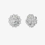 Pendientes flor triple