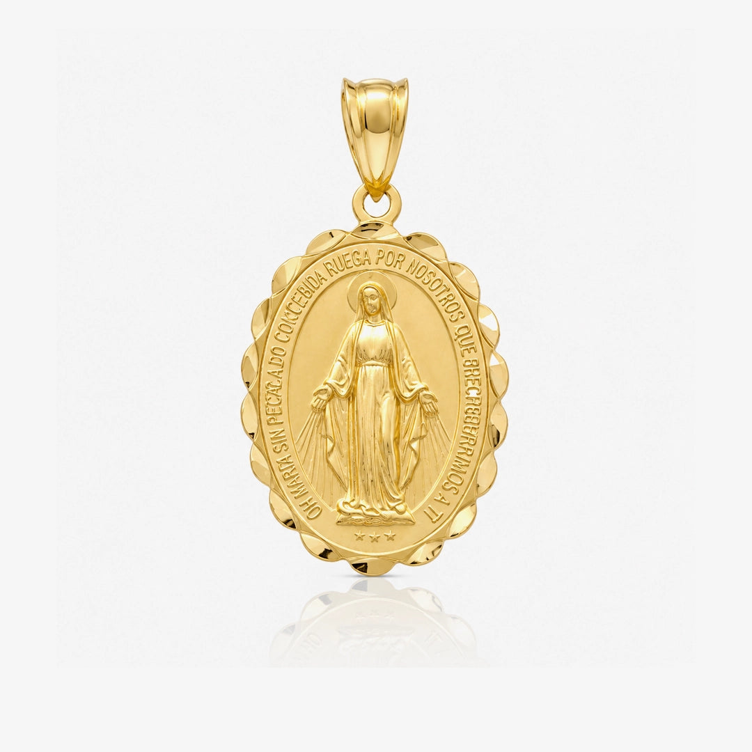 Medalla V Milagrosa Tallada