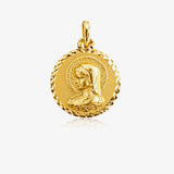 Medalla Virgen Tallada