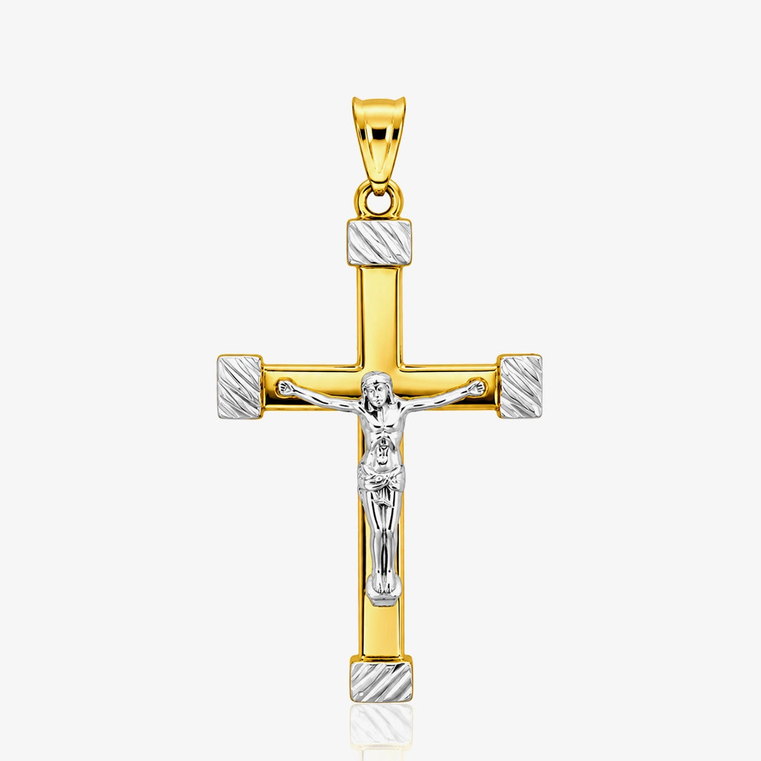 Bicolor Cross Christ Gallones