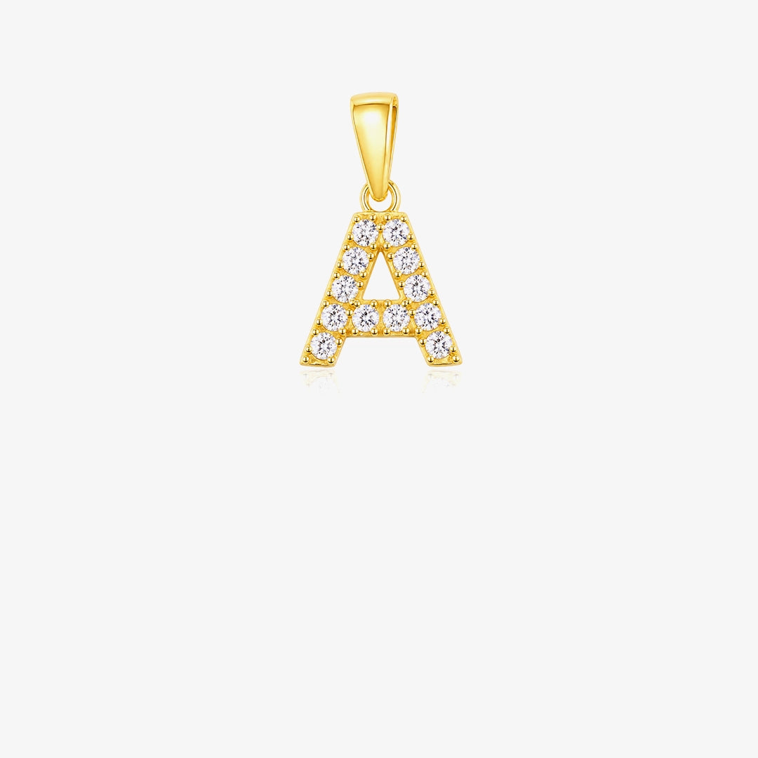 Initial Zirconia Pendant