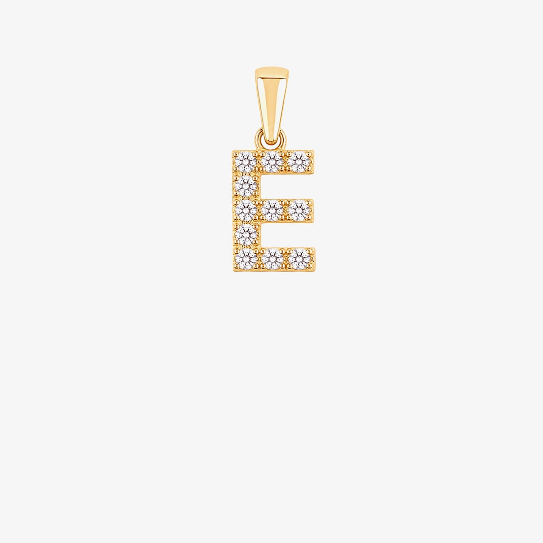 Initial Zirconia Pendant