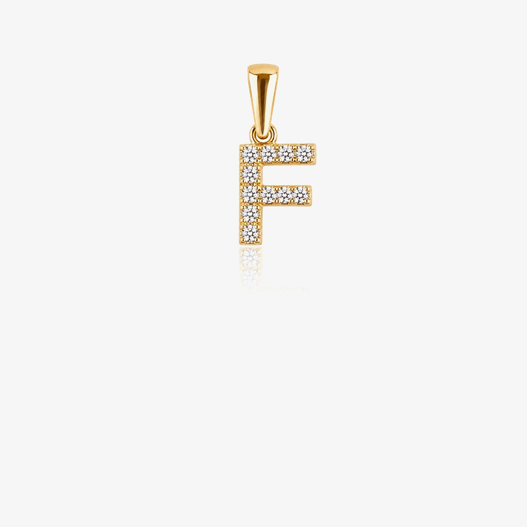 Initial Zirconia Pendant