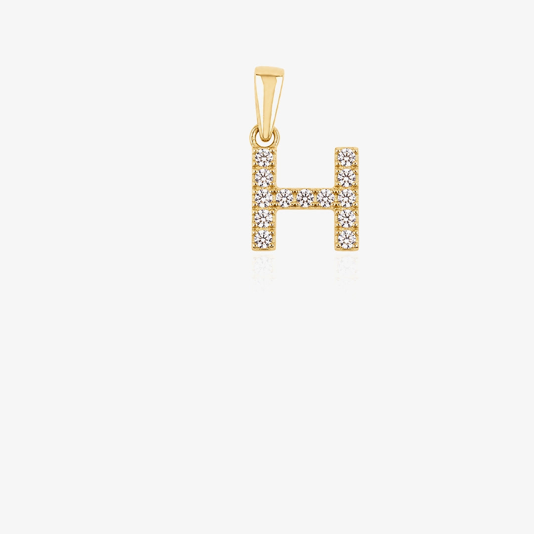 Initial Zirconia Pendant