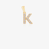 Initial Zirconia Pendant