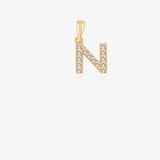Initial Zirconia Pendant