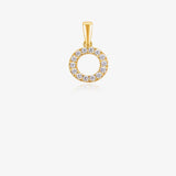 Initial Zirconia Pendant