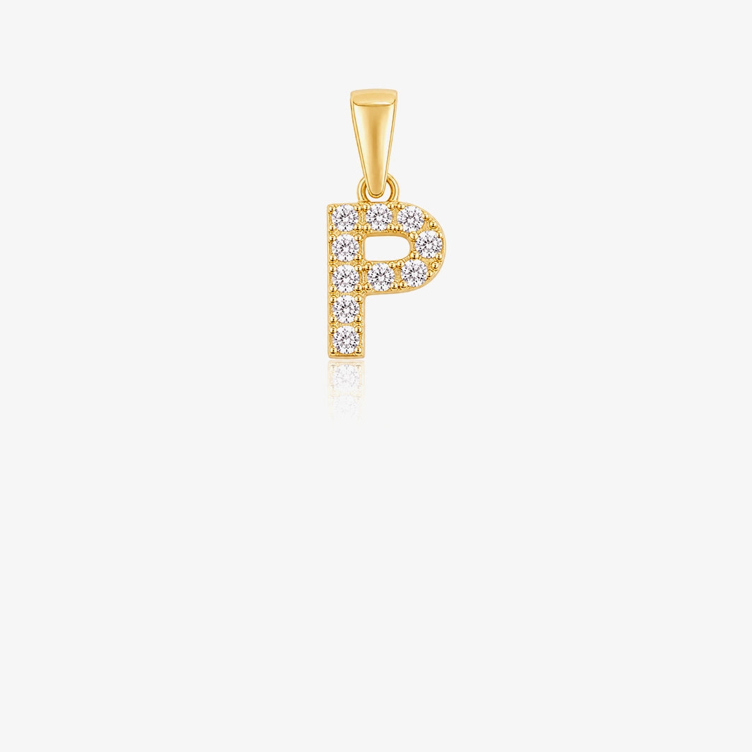Initial Zirconia Pendant