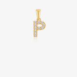 Initial Zirconia Pendant