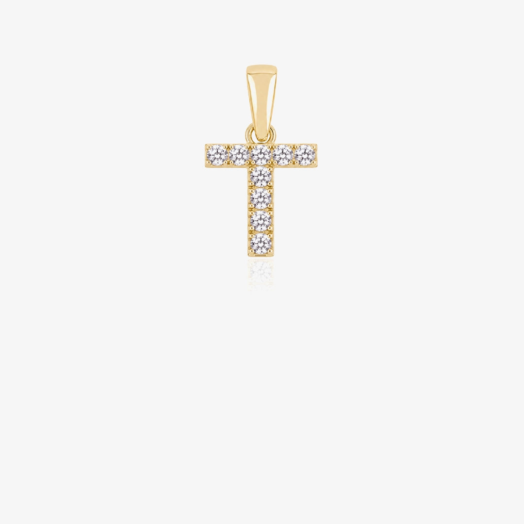 Initial Zirconia Pendant