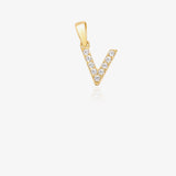 Initial Zirconia Pendant