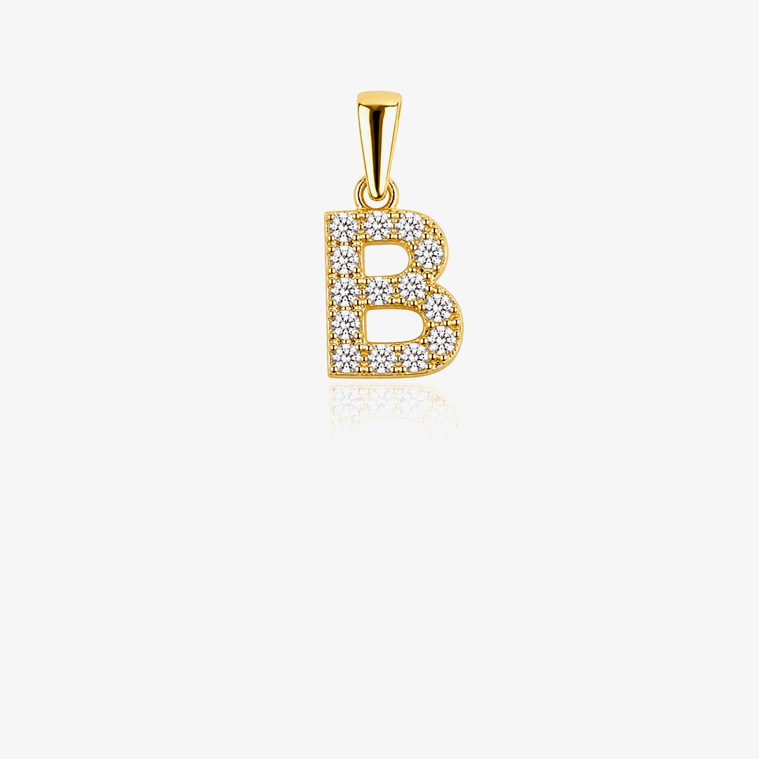 Initial Zirconia Pendant