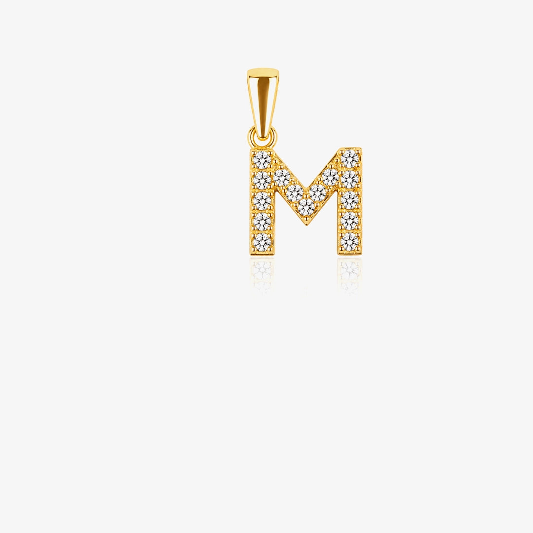 Initial Zirconia Pendant