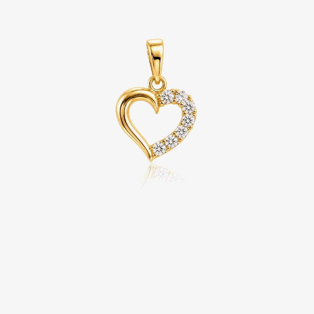 Colgante Corazon piedras