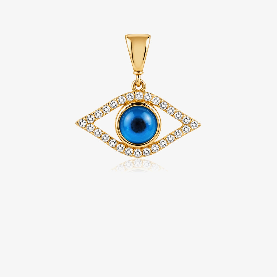 Colgante ojo turco circonitas