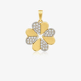Colgante Flor Corazones