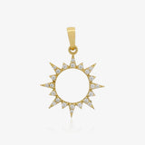 Colgante Sol circonitas