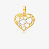 Colgante Corazones calados