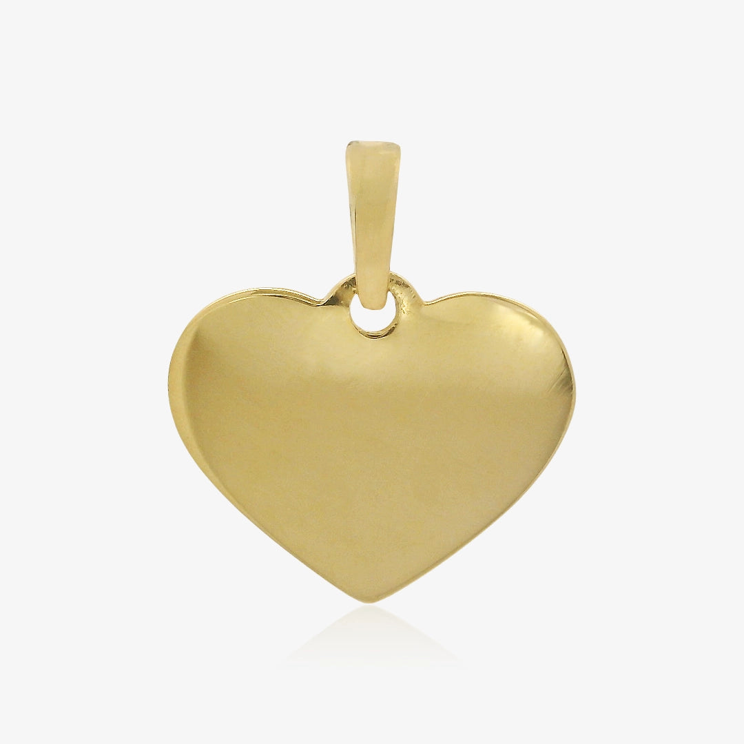 Flat Heart Pendant