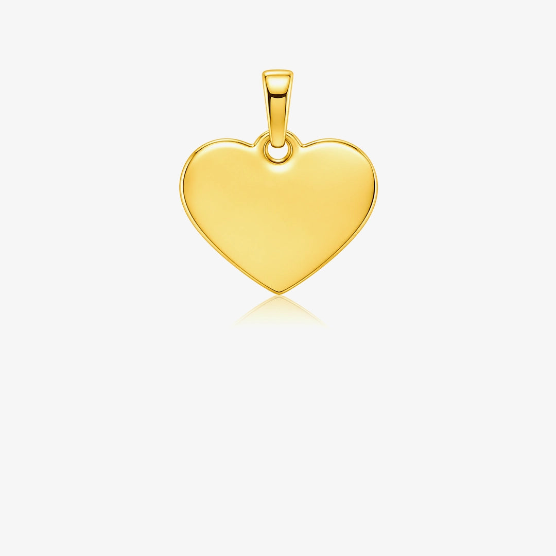 Flat Heart Pendant