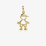Openwork Boy Pendant
