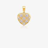 Zircon Heart Pendant