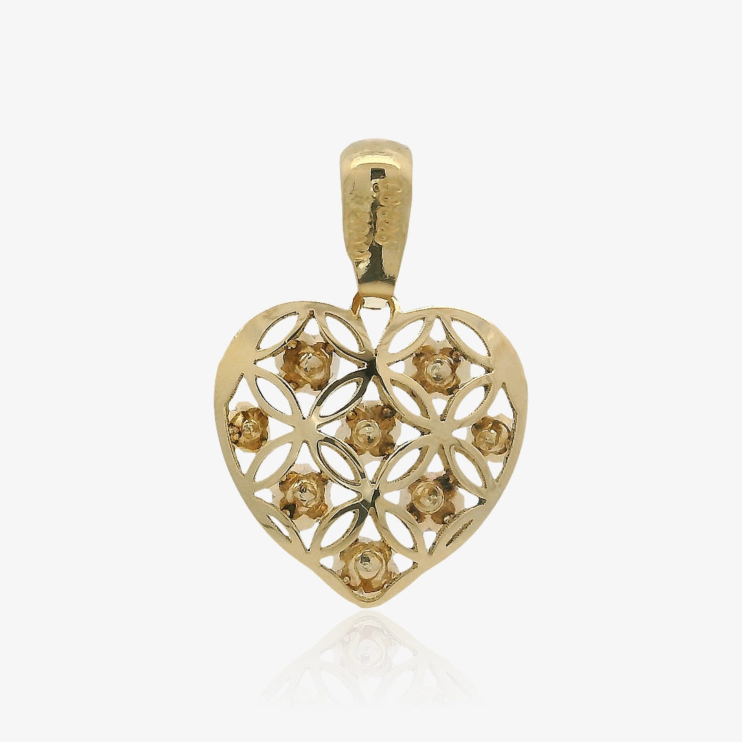 Zircon Heart Pendant