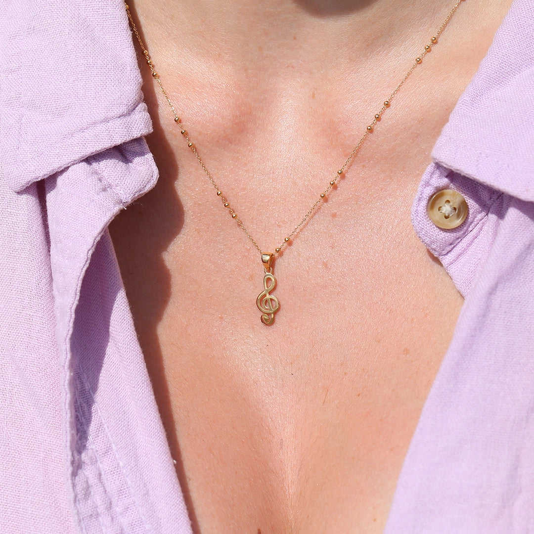 Treble Clef Pendant
