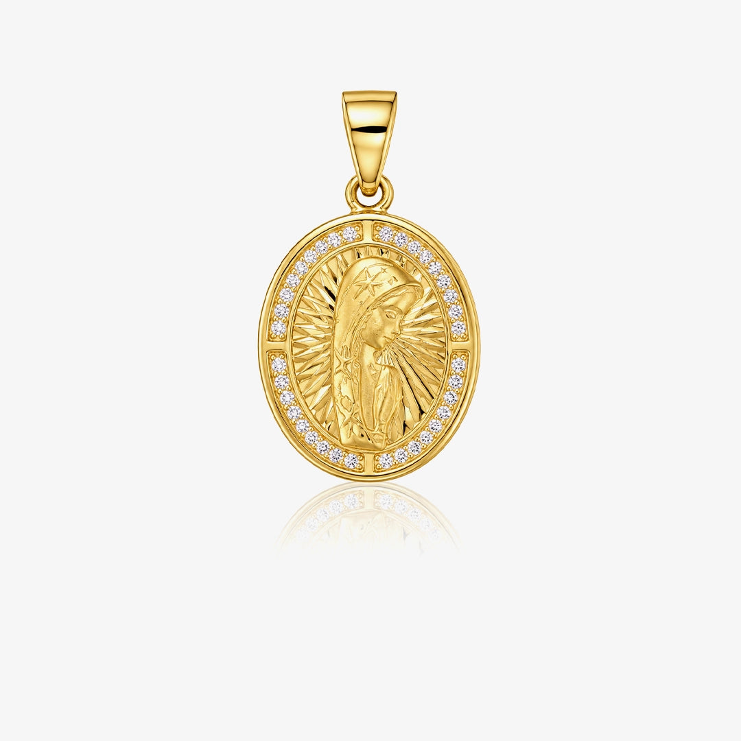 Medalla virgen niña