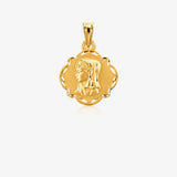 Medalla virgen niña