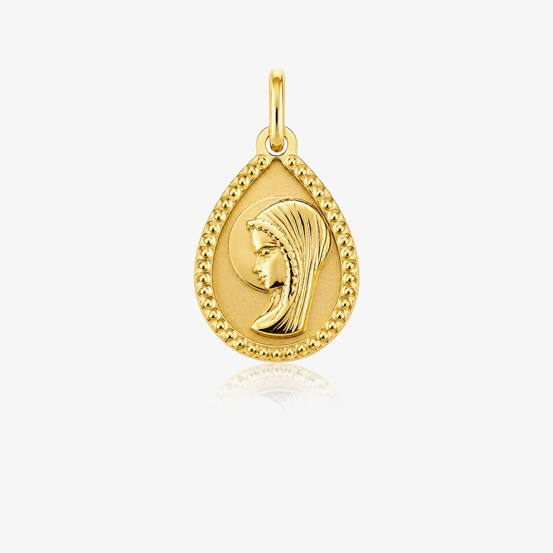 Medalla virgen niña