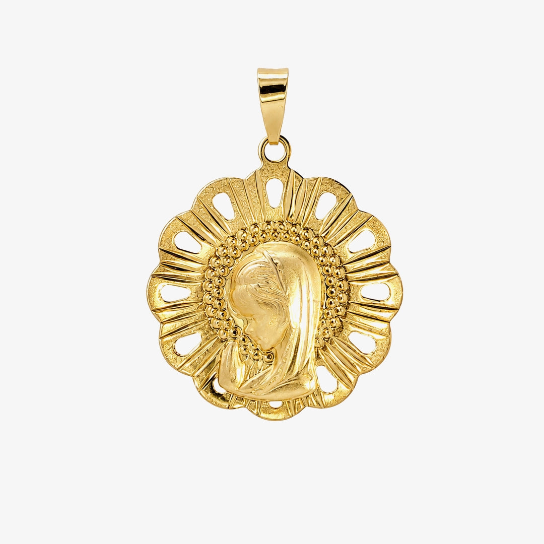 Medalla virgen niña