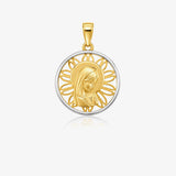 Virgin Mary Medal, bicolor