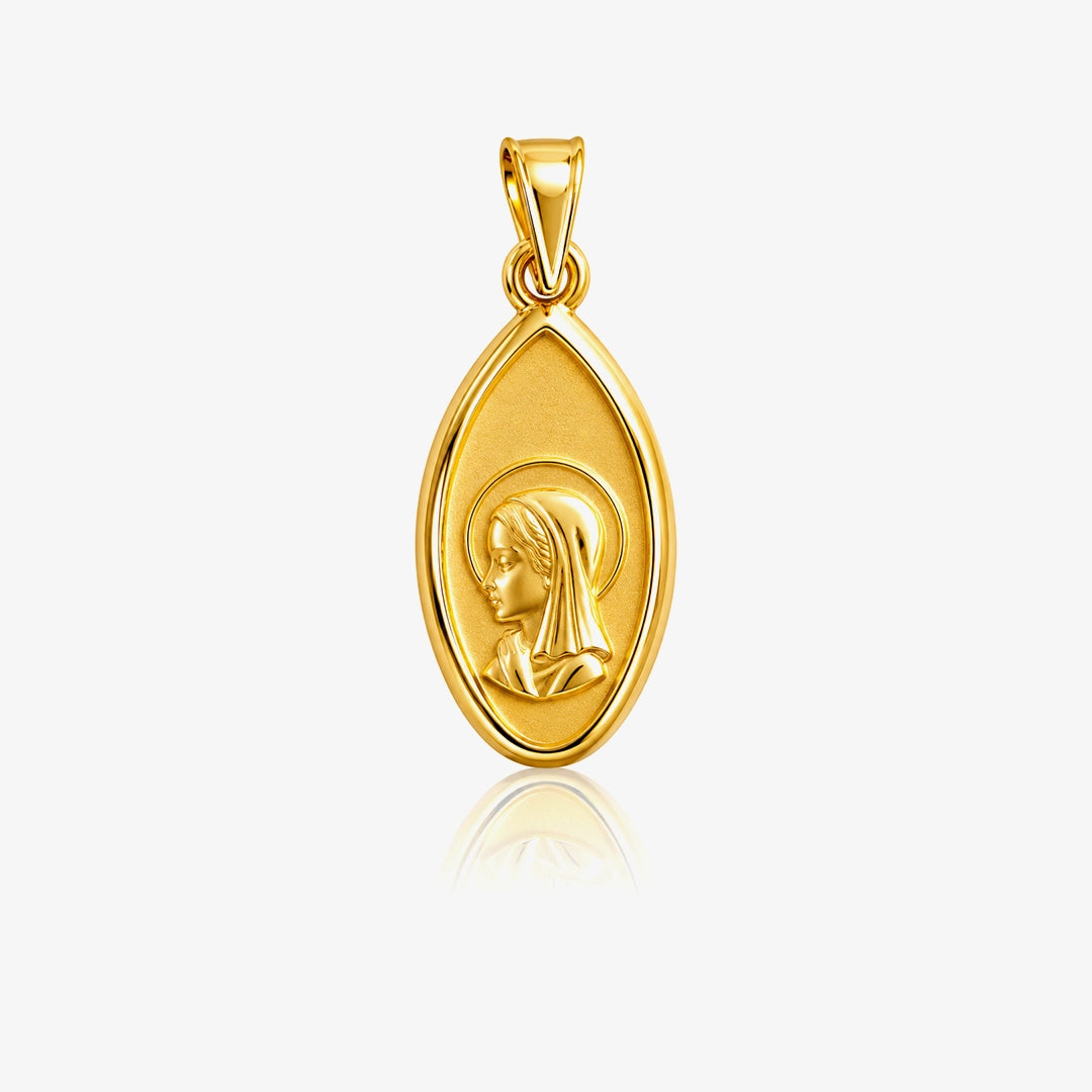 Medalla virgen niña