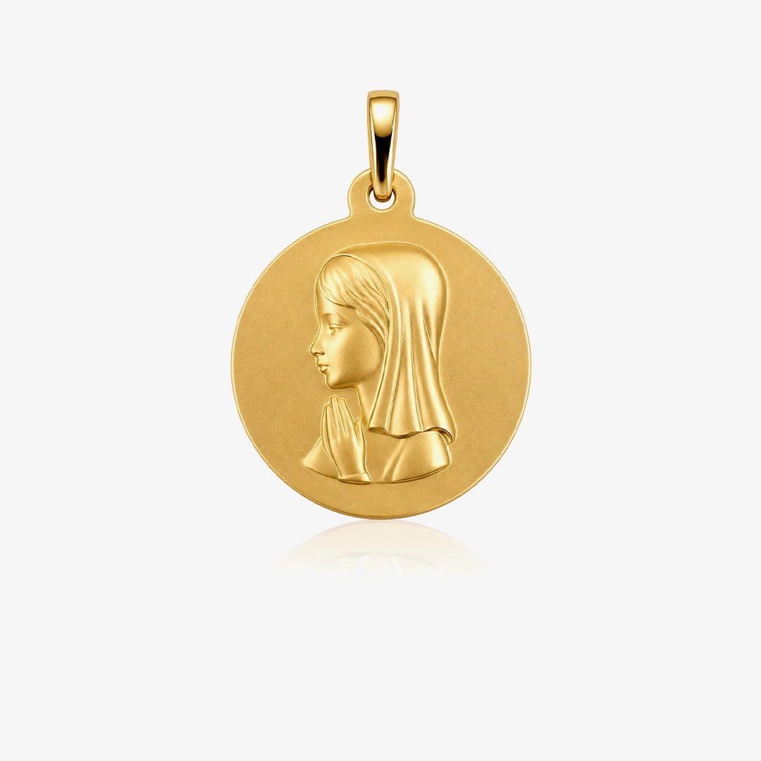 Medalla virgen niña