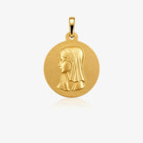 Medalla virgen niña