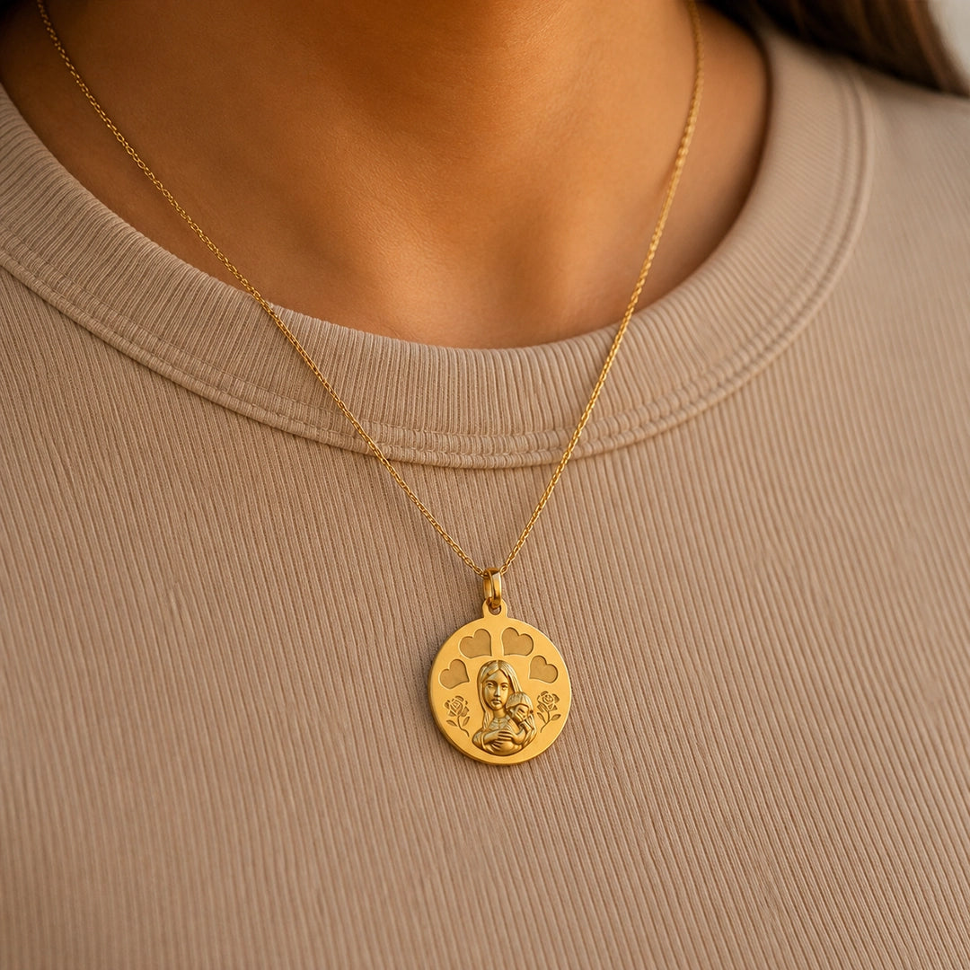 Medalla Madre Corazones