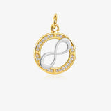 Two-tone Infinity Pendant