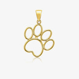 Paw Print Pendant